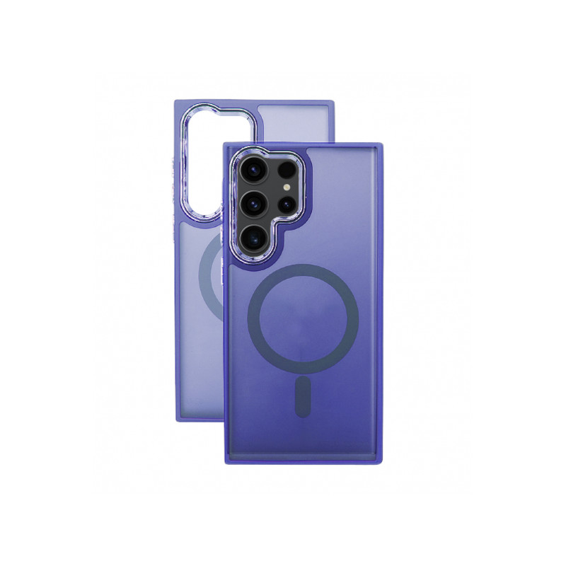 Viedtālruņa aizmugurējais vāciņš Samsung Galaxy S23 FE Magsafe Case Transparent, Violet