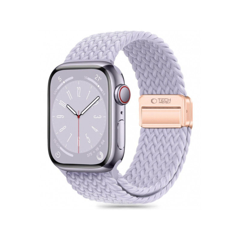Nutikella rihm Õun Nylonmag rihm Apple Watchile 38/40/41 mm Violetne