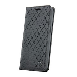 Viedtālruņa atveramais maciņš Samsung Galaxy A26 5G Smart Caro Black