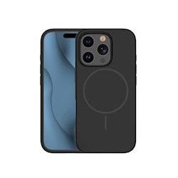 Viedtālruņa aizmugurējais vāciņš Apple Iphone 16 Thin Mag Black