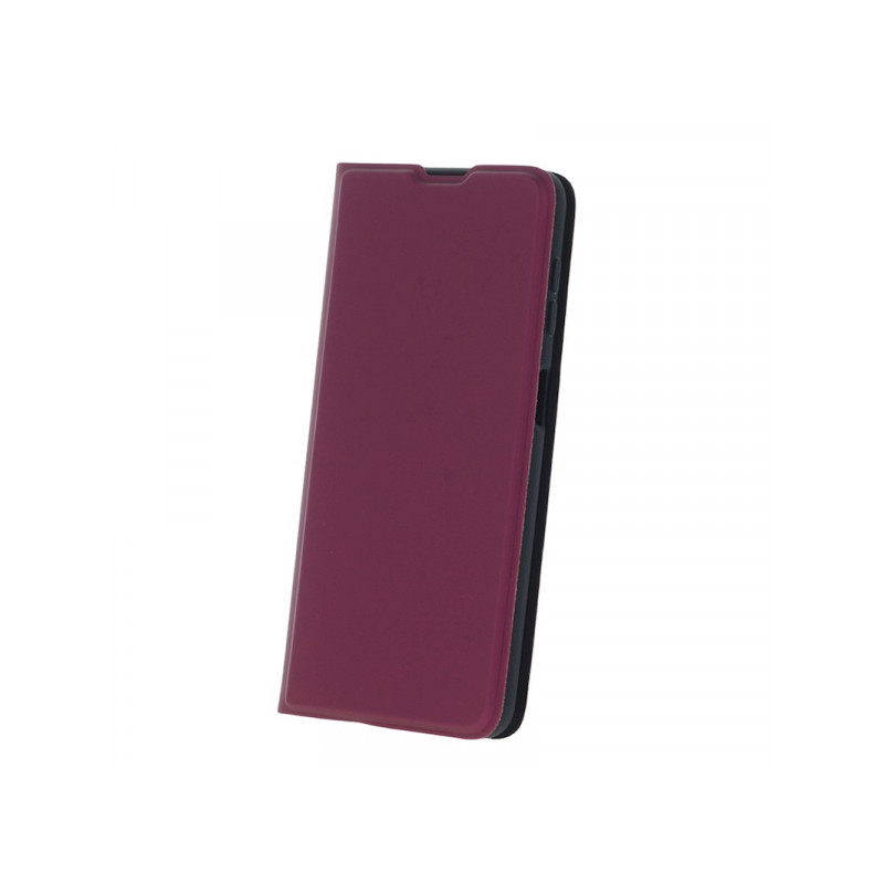 Nutitelefoni klapiümbris Samsung Galaxy A55 5G Nutikas pehme Burgundia