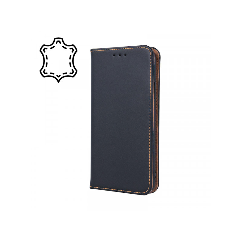 Viedtālruņa atveramais maciņš Samsung Galaxy A15 5G Leather Case Melna