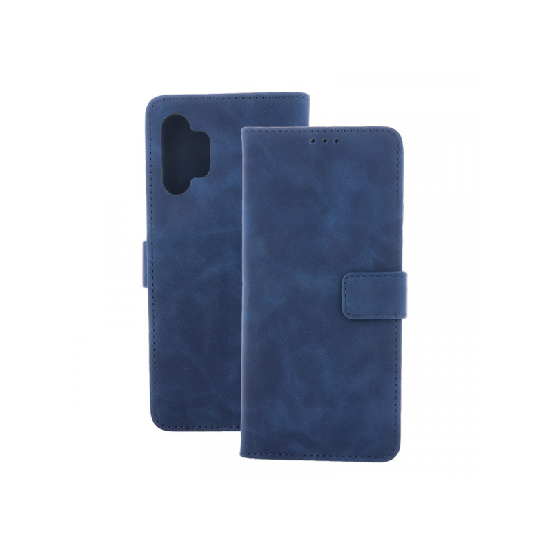 Nutitelefoni klapiümbris Samsung Galaxy A15 5G Nutikas samet Tumesinine