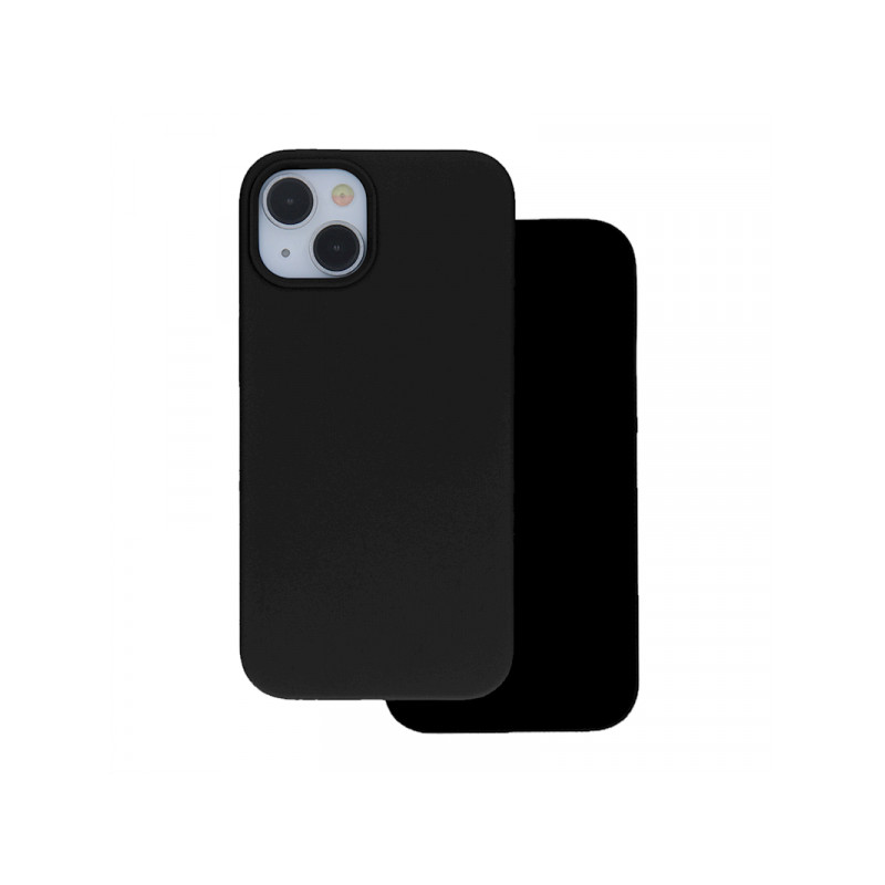 Viedtālruņa aizmugurējais vāciņš Apple iPhone 7 / 8 / SE 20 / SE 22 Solid Silicone Melna