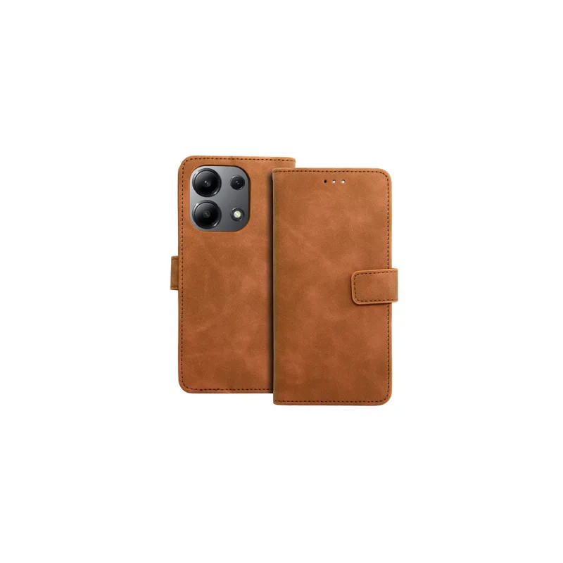 Nutitelefoni klapiümbris Xiaomi Redmi Note 13 Pro 5G Nutikas samet Pruun