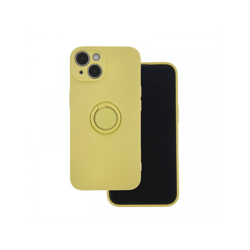 Nutitelefoni tagakaas Xiaomi Redmi A3 Sõrmehaare Kollane