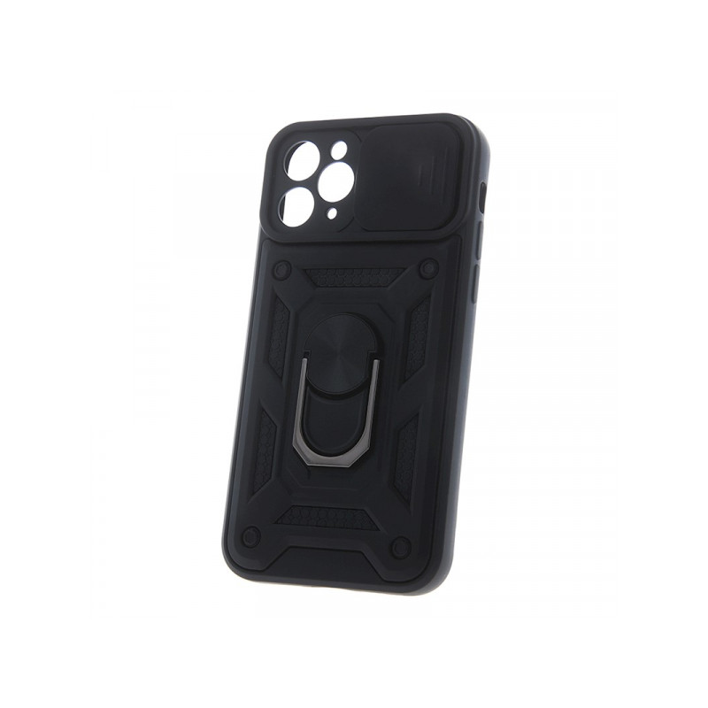 Viedtālruņa aizmugurējais vāciņš Apple iPhone 16 Pro Defender slide Black