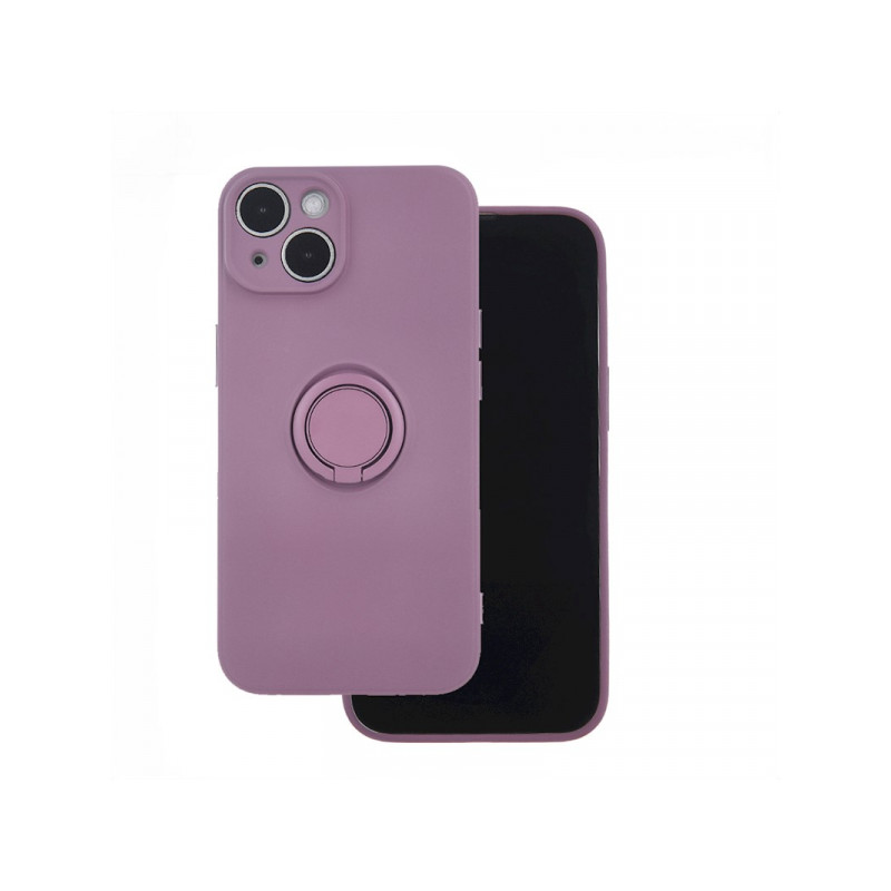 Viedtālruņa aizmugurējais vāciņš Apple Iphone 16 Finger Grip Light Violet