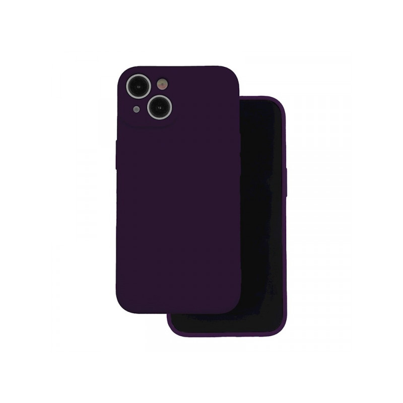 Viedtālruņa aizmugurējais vāciņš Apple iPhone 13 Silicone case Tumši violeta