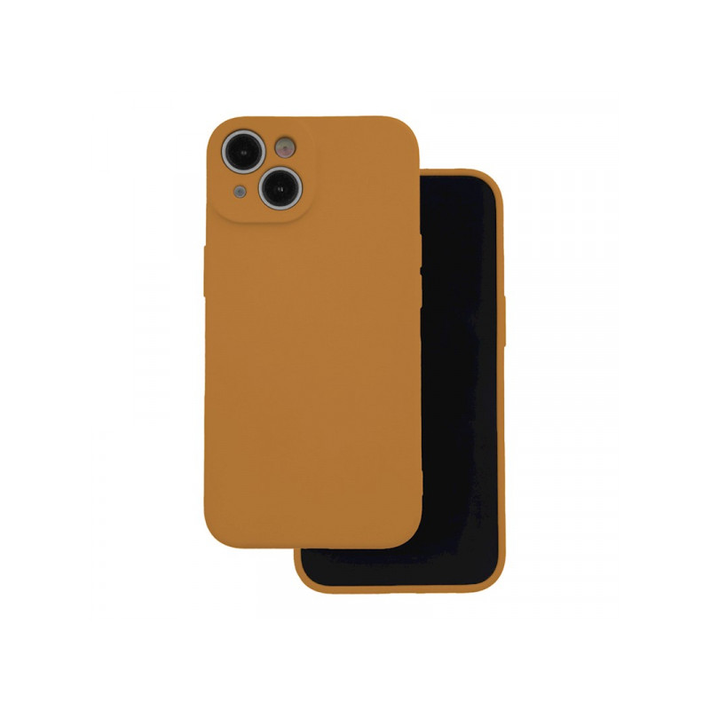 Viedtālruņa aizmugurējais vāciņš Samsung Galaxy A15 5G Silicone case Gaiši brūna