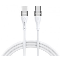 Kaabel USB-C - USB-C 1m 65W WSTCC Valge