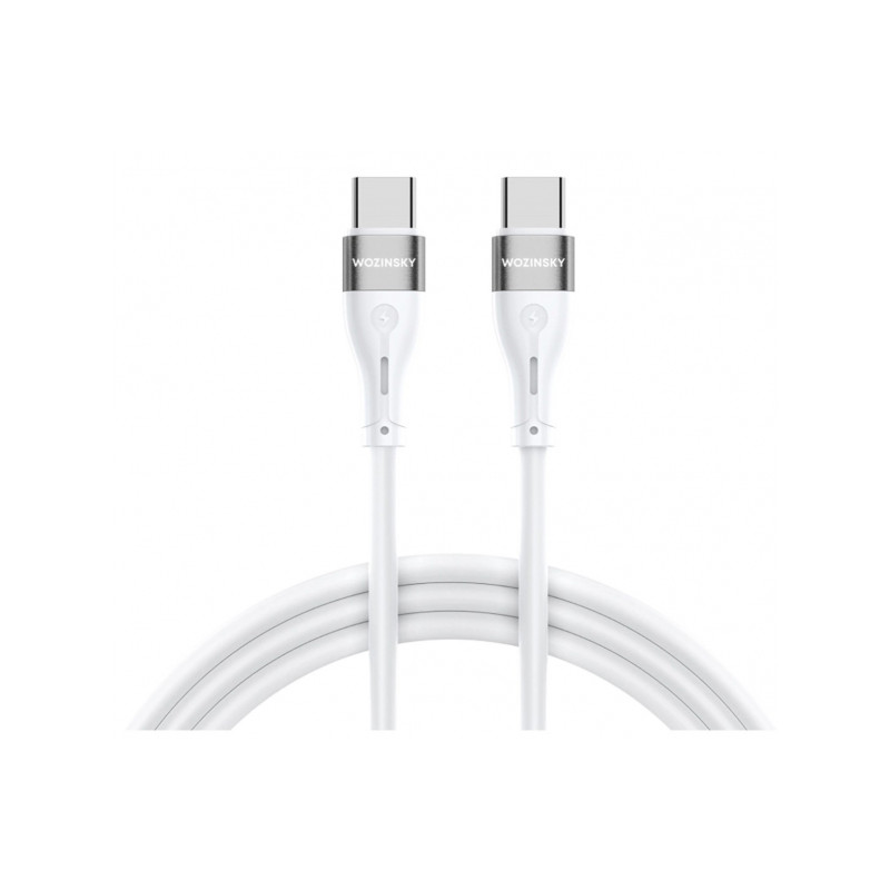 Kaabel USB-C - USB-C 1m 65W WSTCC Valge