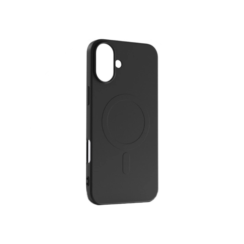 Viedtālruņa aizmugurējais vāciņš Apple iPhone 16 Pro Max Silicon Mag case Melna