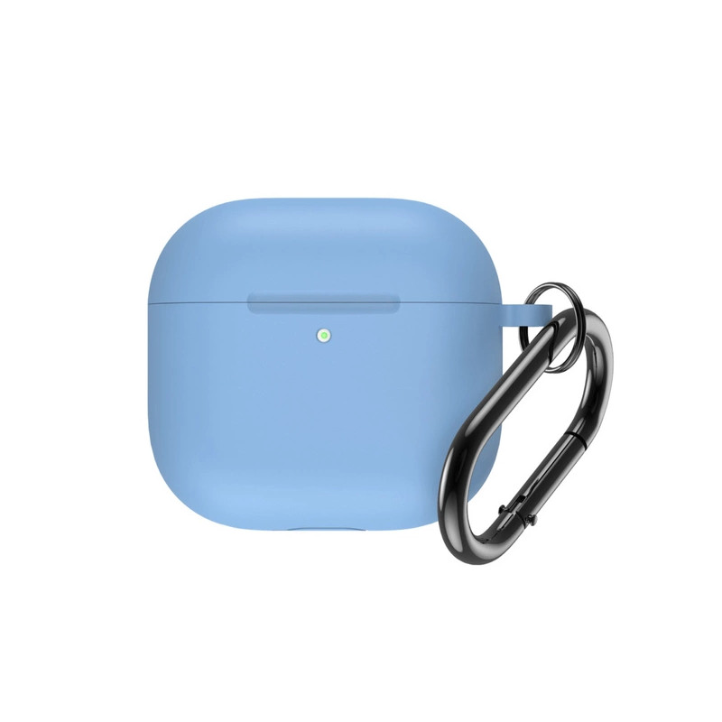 Juhtmevabade kõrvaklappide ümbris Õun Silikoonist ümbris Helesinine