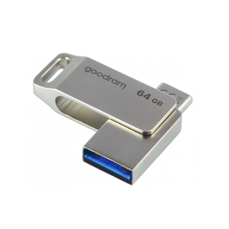 Ārējā atmiņa Flash Drive 64GB USB 3.2 / USB C Melna
