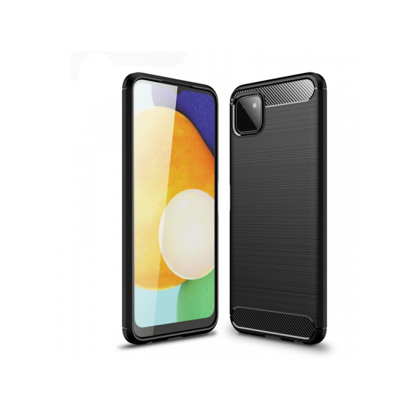 Viedtālruņa aizmugurējais vāciņš Samsung Galaxy A22 5G Carbon Melna
