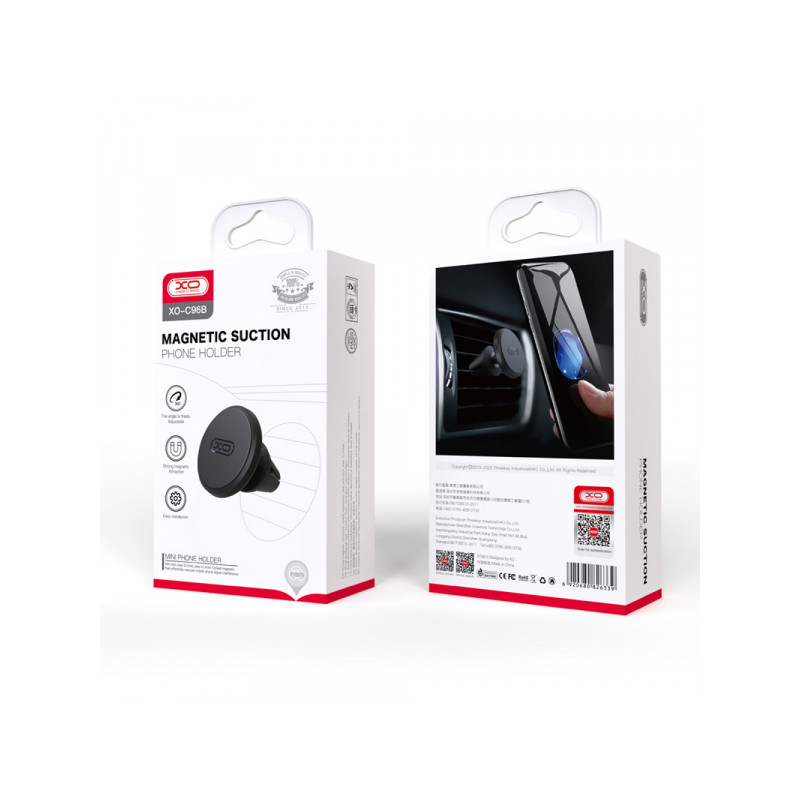 Viedtālruņa turētājs automašīnai C96B Melna