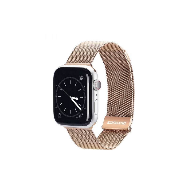 Viedpulksteņa siksniņa Apple Strap MILANESE stainless for Apple Watch 42 / 44 / 45 mm Gold