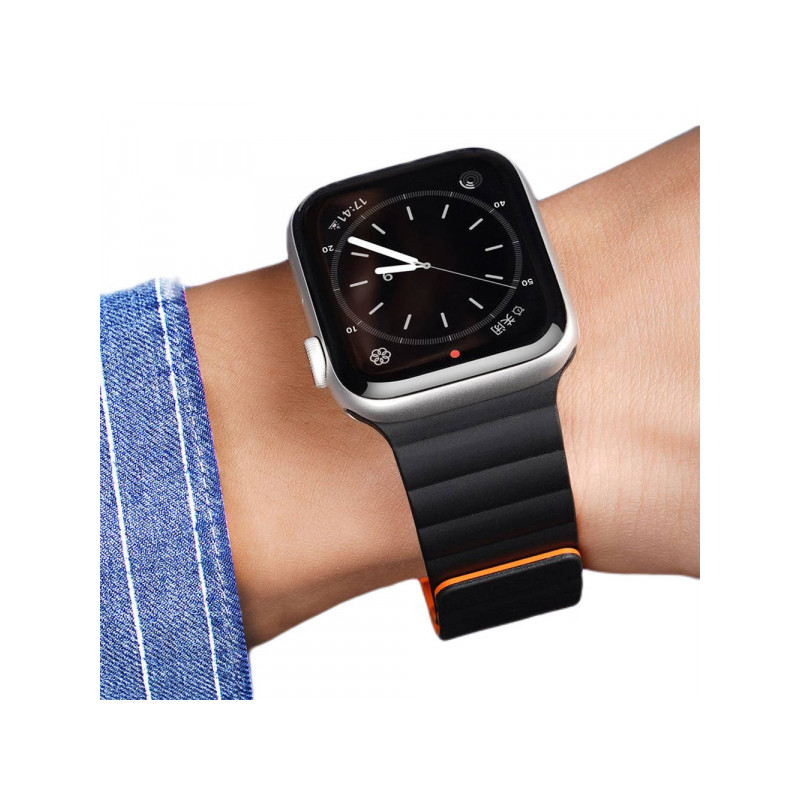 Viedpulksteņa siksniņa Apple Watch Strap (Chain Version) Melna
