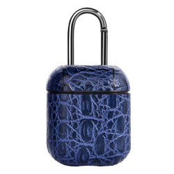 Bezvadu austiņu apvalks Apple Lux Series TPU Zila