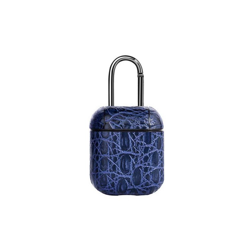 Juhtmevabade kõrvaklappide ümbris Õun Lux seeria TPU Sinine