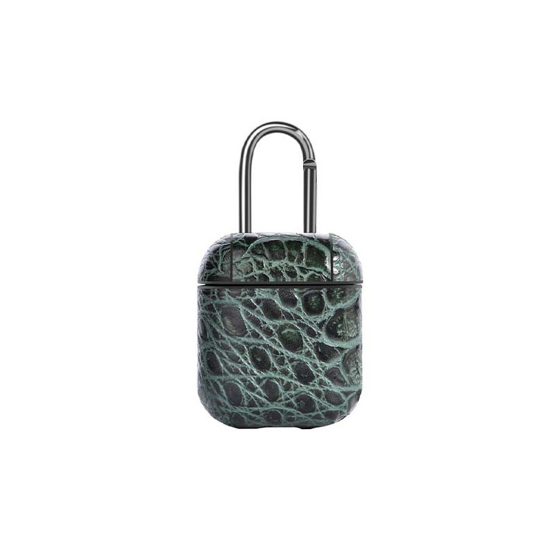 Bezvadu austiņu apvalks Apple Lux Series TPU Zaļa