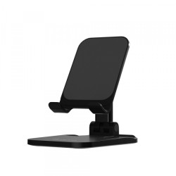 Viedierīces galda statīvs Desktop Folding Stand Melna