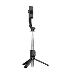 Pašportreta kāts/statīvs Selfie stick Bluetooth tripod C10 Black