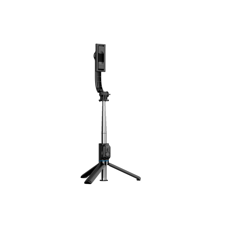 Pašportreta kāts/statīvs Selfie stick Bluetooth tripod C10 Melna