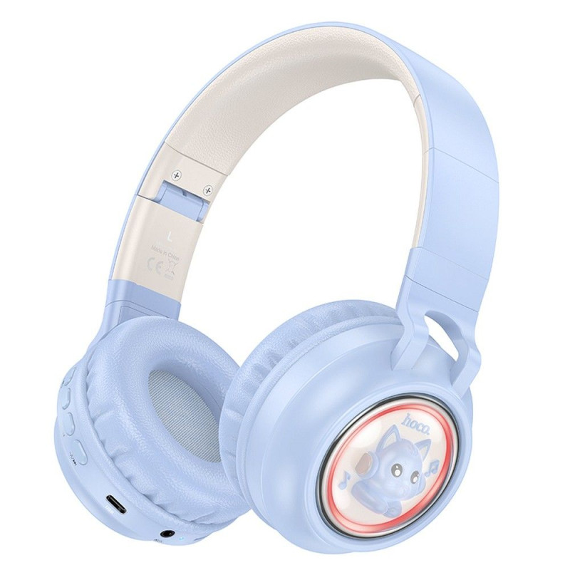 Bezvadu austiņas Headphones Bluetooth W50 Zila