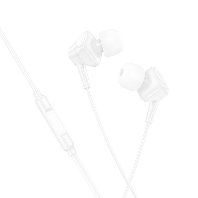 Austiņas ar vadu Earphones Lightning M113 Balta