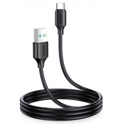 Kabelis USB-A / USB-C 3A cable 1m Melna