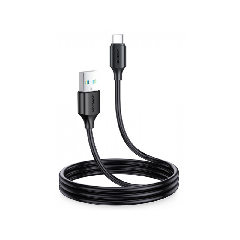 Kabelis USB-A / USB-C 3A cable 1m Melna