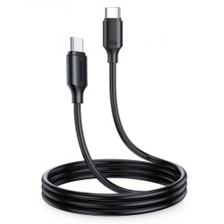 Kabelis USB-C / USB-C cable 60W 1m Melna