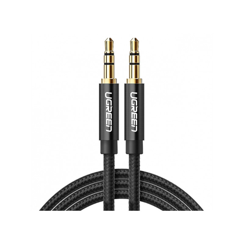 Helikaabel 3,5 mm AUX-helikaabel Must