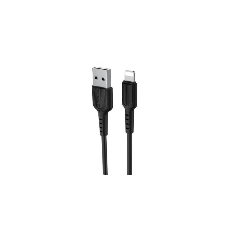 Kabelis BX16 USB-A to Lightning Melna
