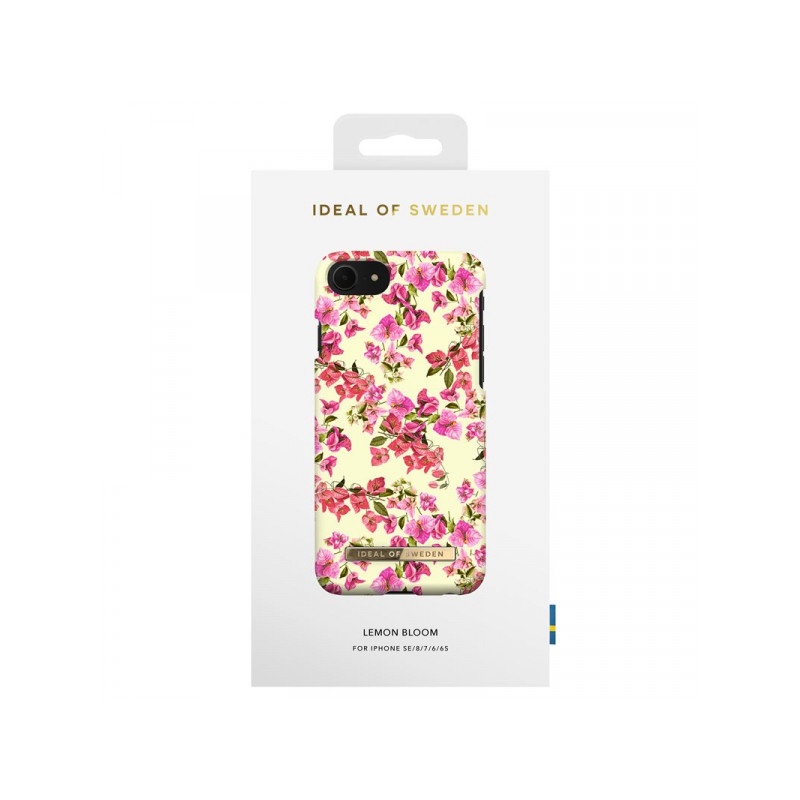 Viedtālruņa aizmugurējais vāciņš Apple iPhone 7 / 8 / SE 20 / SE 22 Lemon Bloom Citrondzeltena, Ar Dizainu