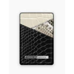 Viedtālruņa karšu kabatiņa Night Sky Snake Melna, Bēša