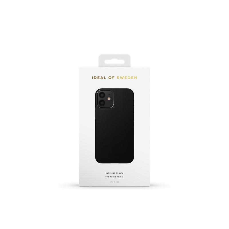 Viedtālruņa aizmugurējais vāciņš Apple iPhone 12 Mini Intense Black Melna