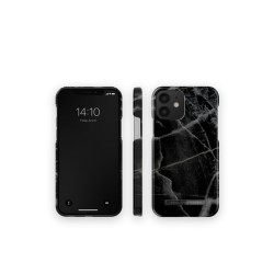 Viedtālruņa aizmugurējais vāciņš Apple iPhone 12 Pro Black Thunder Marble Black, Grey, With Design