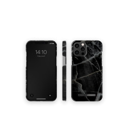 Viedtālruņa aizmugurējais vāciņš Apple iPhone 12 Pro Max Black Thunder Marble Melna, Pelēka, Ar Dizainu