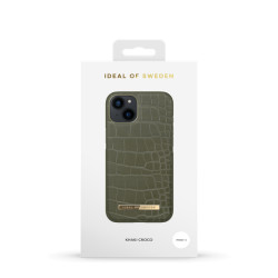 Viedtālruņa aizmugurējais vāciņš Apple iPhone 13 Khaki Croco Haki zaļa