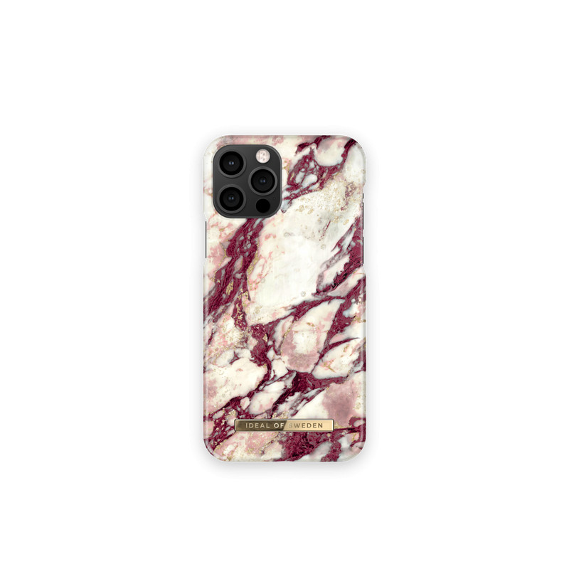 Nutitelefoni tagakaas Õun iPhone 12 Pro Calacatta rubiinmarmor Punane, Valge