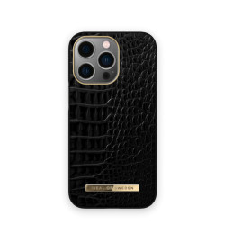 Viedtālruņa aizmugurējais vāciņš Apple iPhone 14 Pro Neo Noir Croco Black