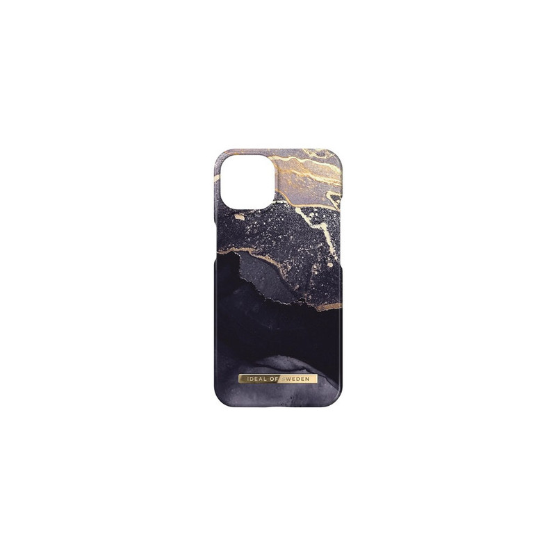 Viedtālruņa aizmugurējais vāciņš Apple iPhone 14 Pro Golden Twilight Marble Magsafe Melna, Zelta, Ar Dizainu