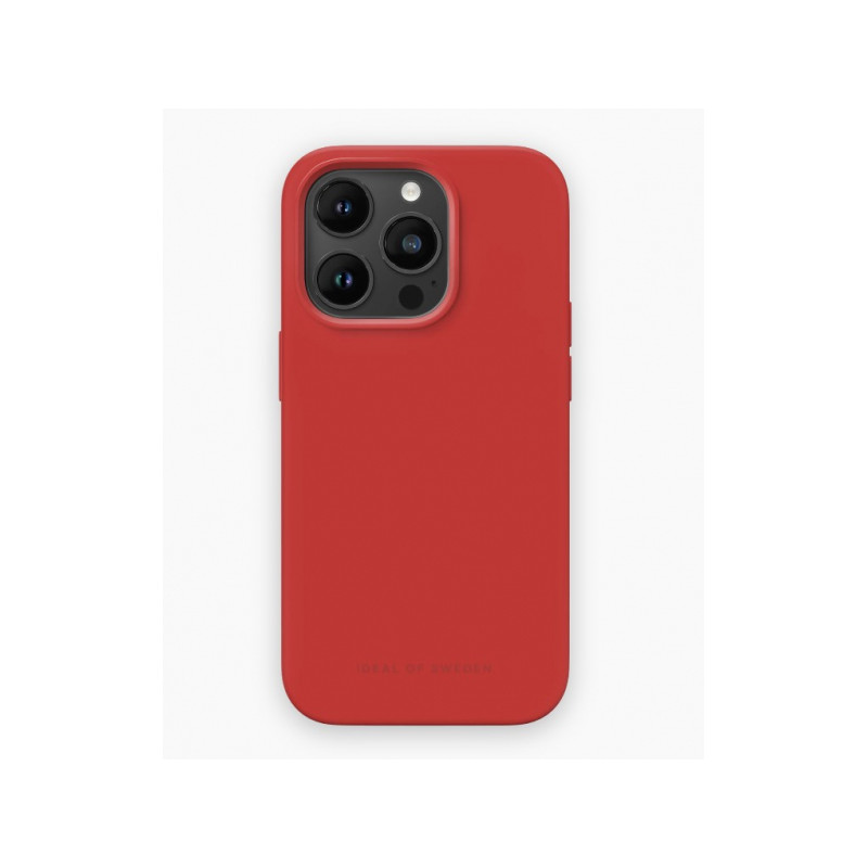 Viedtālruņa aizmugurējais vāciņš Apple iPhone 14 Pro Silicone Mag Sarkana