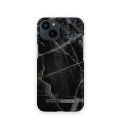 Viedtālruņa aizmugurējais vāciņš Apple Iphone 15 Black Thunder Marble Black, Grey, With Design
