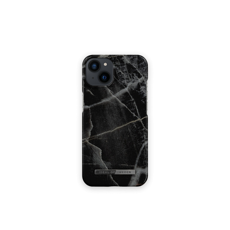 Viedtālruņa aizmugurējais vāciņš Apple Iphone 15 Black Thunder Marble Melna, Pelēka, Ar Dizainu