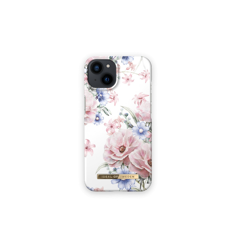 Viedtālruņa aizmugurējais vāciņš Apple Iphone 15 Floral Romance Maigi rozā, Balta, Ar Dizainu
