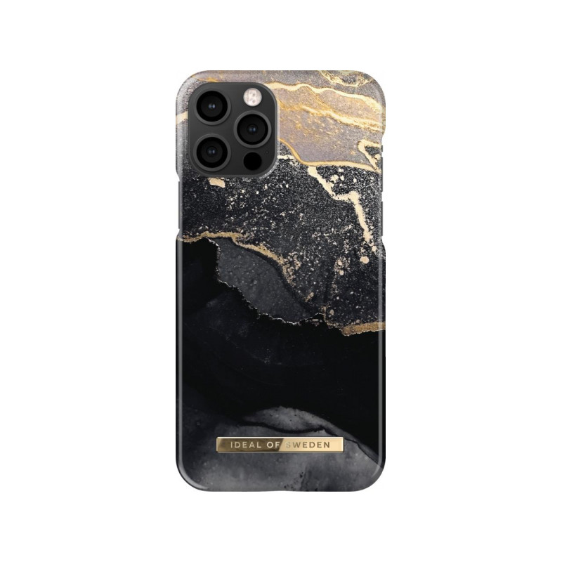 Viedtālruņa aizmugurējais vāciņš Apple iPhone 16 Pro Golden Twilight Marble Melna, Zelta, Ar Dizainu